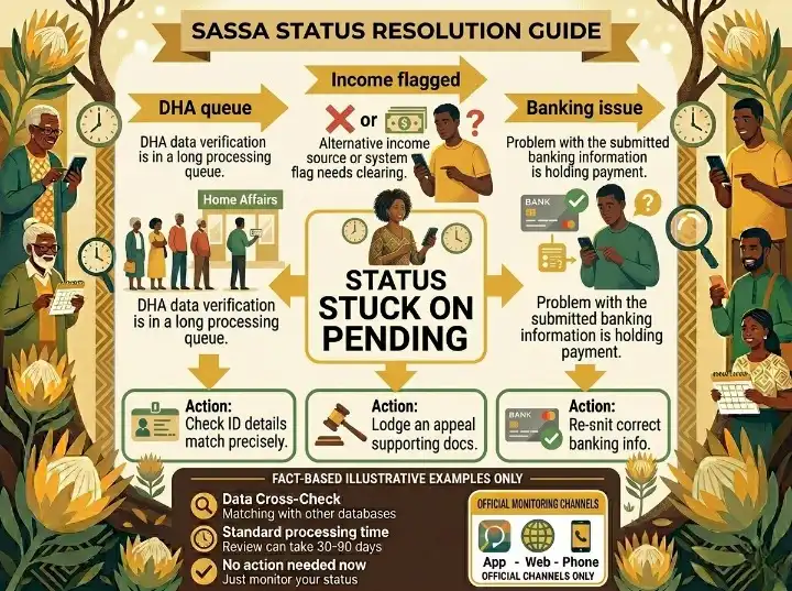 sassa status gets stuck for weeks. Not system errors. Not random bad luck. These three specific causes come up again and again.